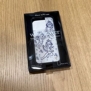 Wildflowers White and Blue iPhone 16 Pro Case